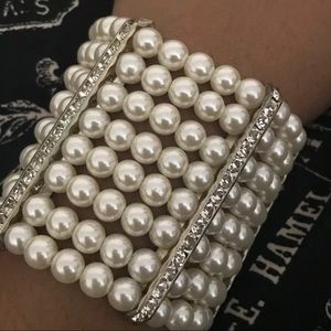 Faux Pearl Bracelet